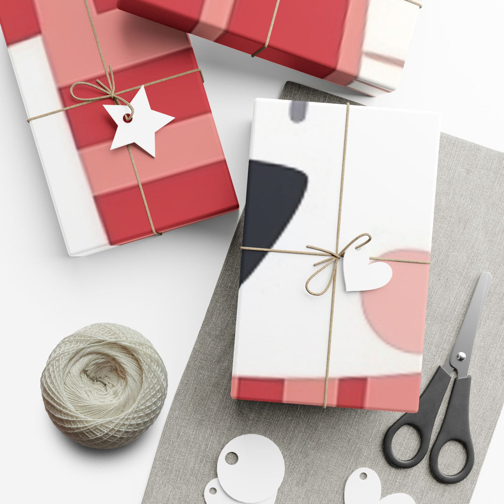 Festive Polar Friends Gift Wrap Paper – Cute Polar Bear & Penguin Holiday Wrapping