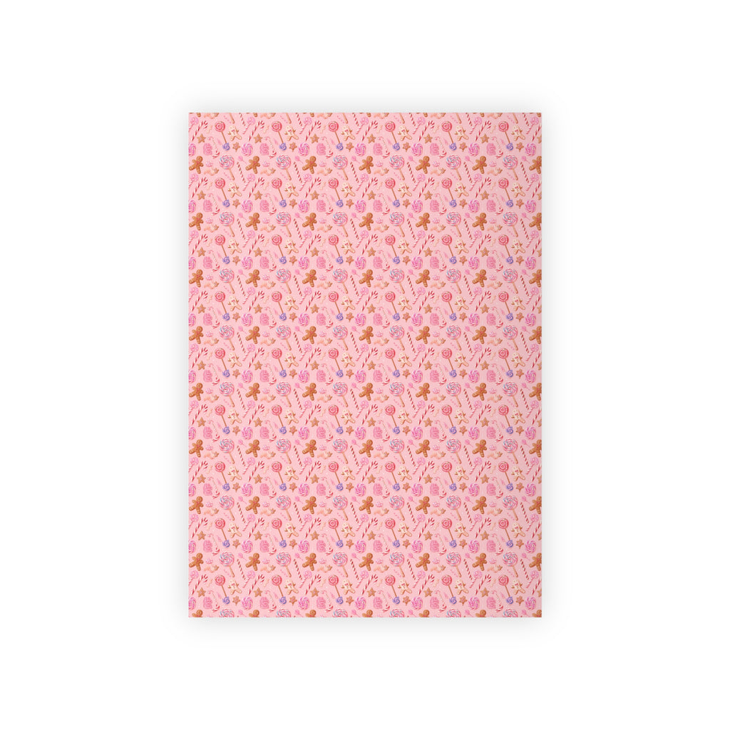 Floral Pink Gift Wrap Roll — Cute Flower Pattern Wrapping Paper for Birthdays & Baby Showers
