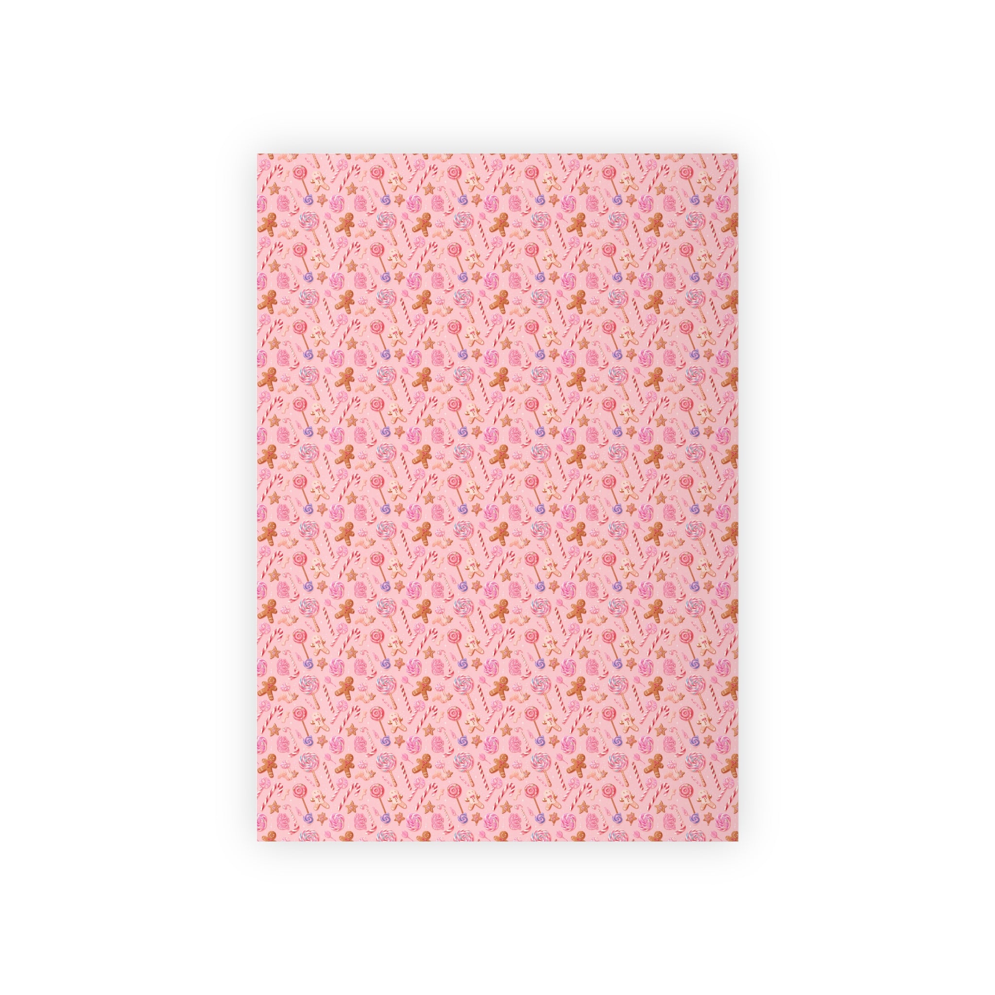Floral Pink Gift Wrap Roll — Cute Flower Pattern Wrapping Paper for Birthdays & Baby Showers