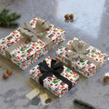 Christmas Santa Pattern Gift Wrap Roll — Festive Holiday Wrapping Paper