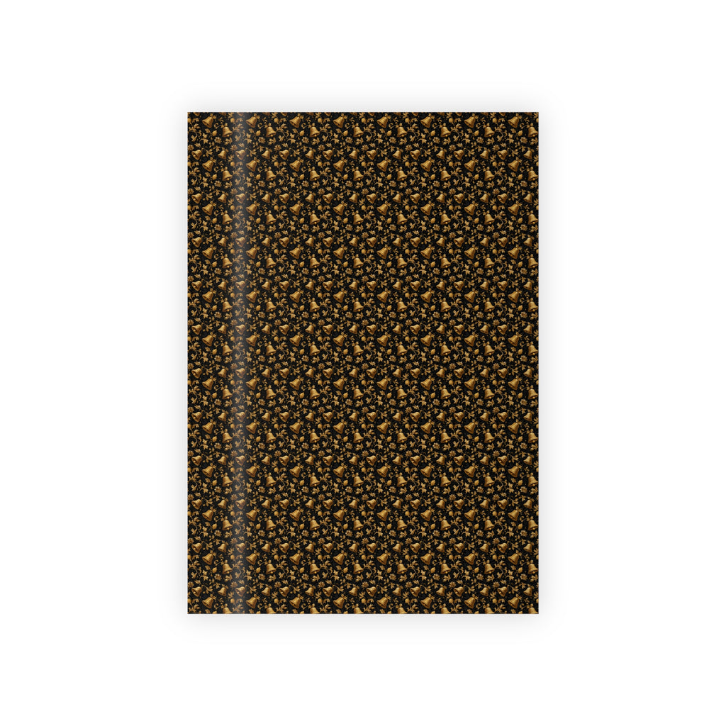 Gold Speckle Gift Wrap Roll — Luxurious Black & Gold Wrapping Paper for Holidays, Birthdays, Weddings
