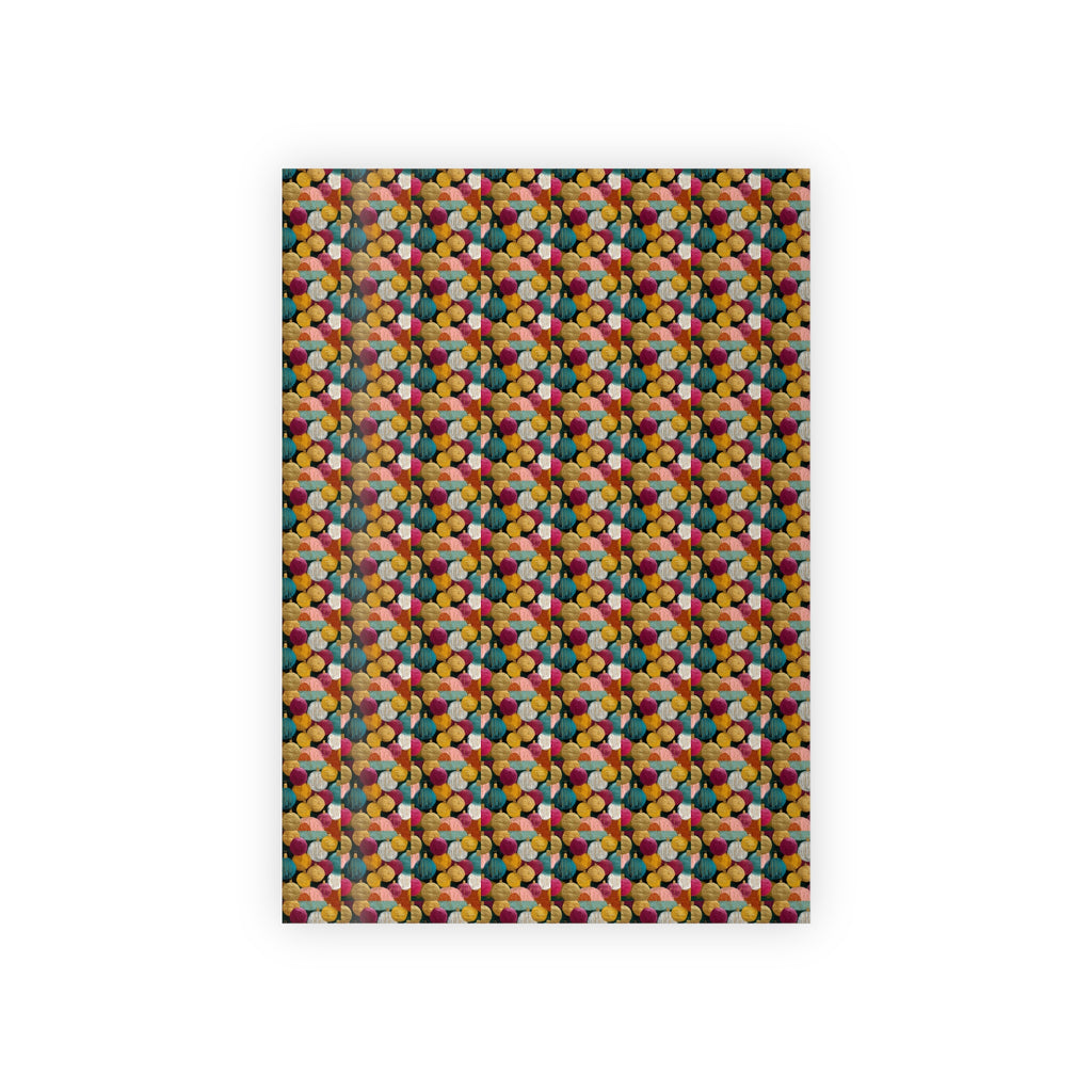 Colorful Confetti Gift Wrap Roll — Festive Party & Birthday Wrapping Paper