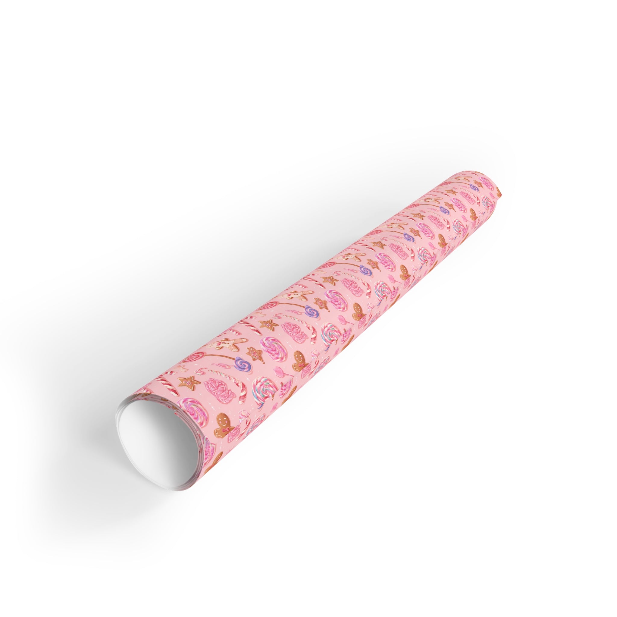 Floral Pink Gift Wrap Roll — Cute Flower Pattern Wrapping Paper for Birthdays & Baby Showers