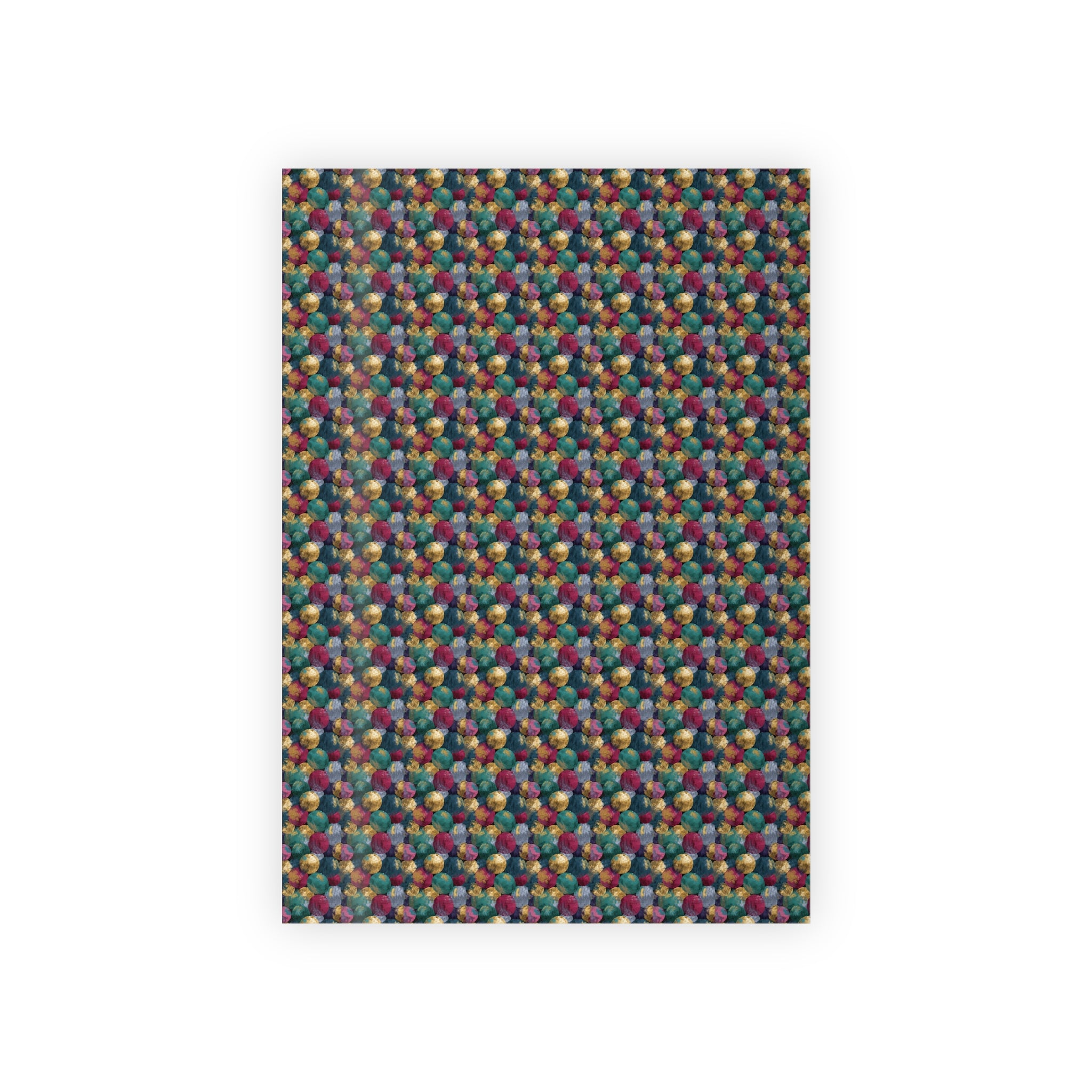 Colorful Confetti Gift Wrap Roll — Festive Balloon Dot Wrapping Paper