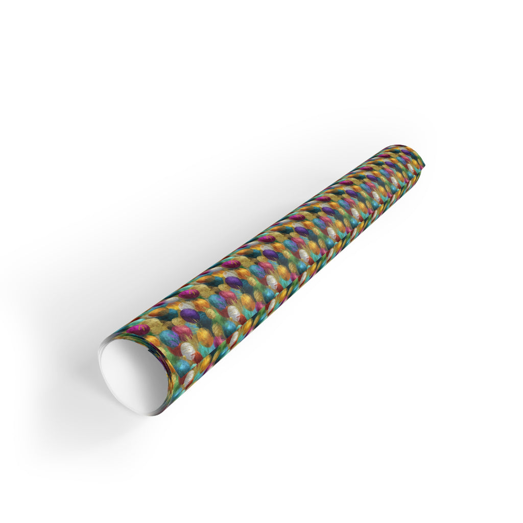 Colorful Confetti Gift Wrap Roll — Party Celebration Wrapping Paper