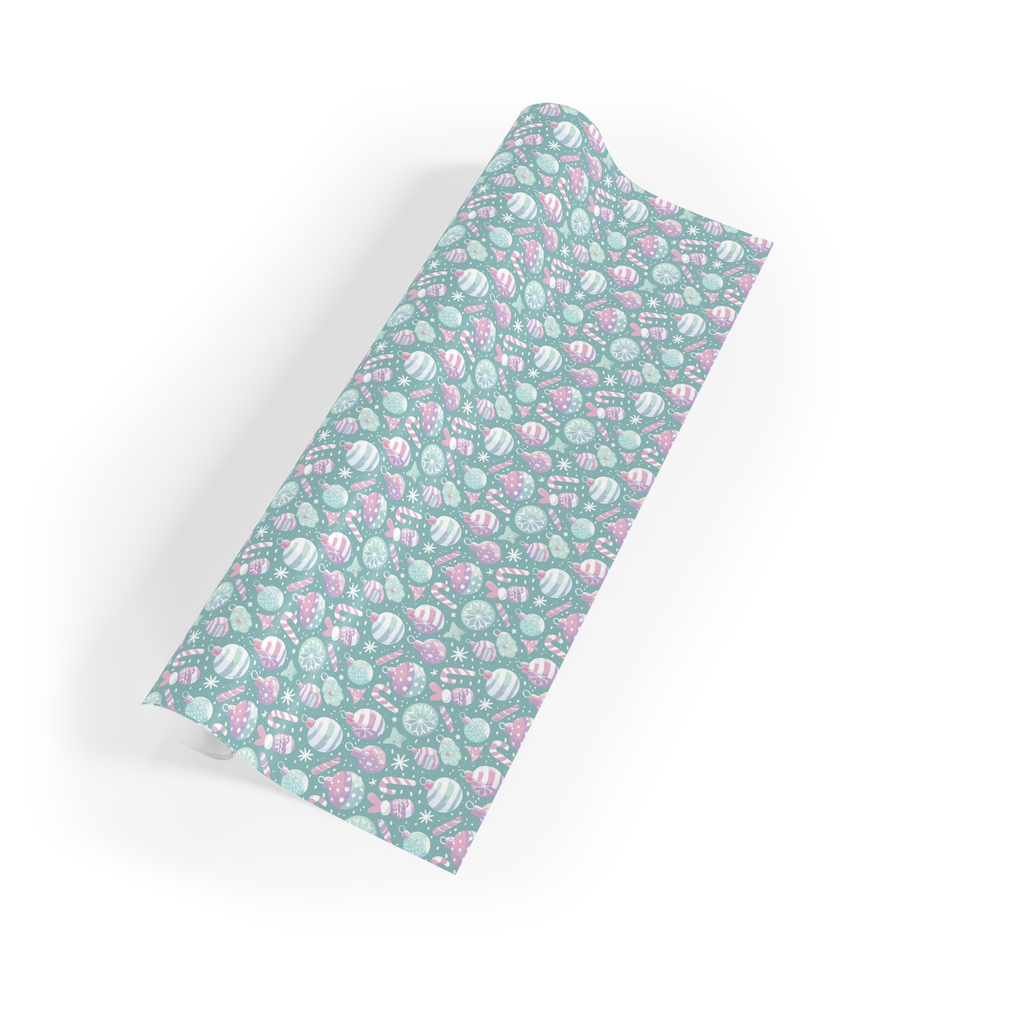Pastel Seashell Wrapping Paper Roll — Beach-Themed Gift Wrap