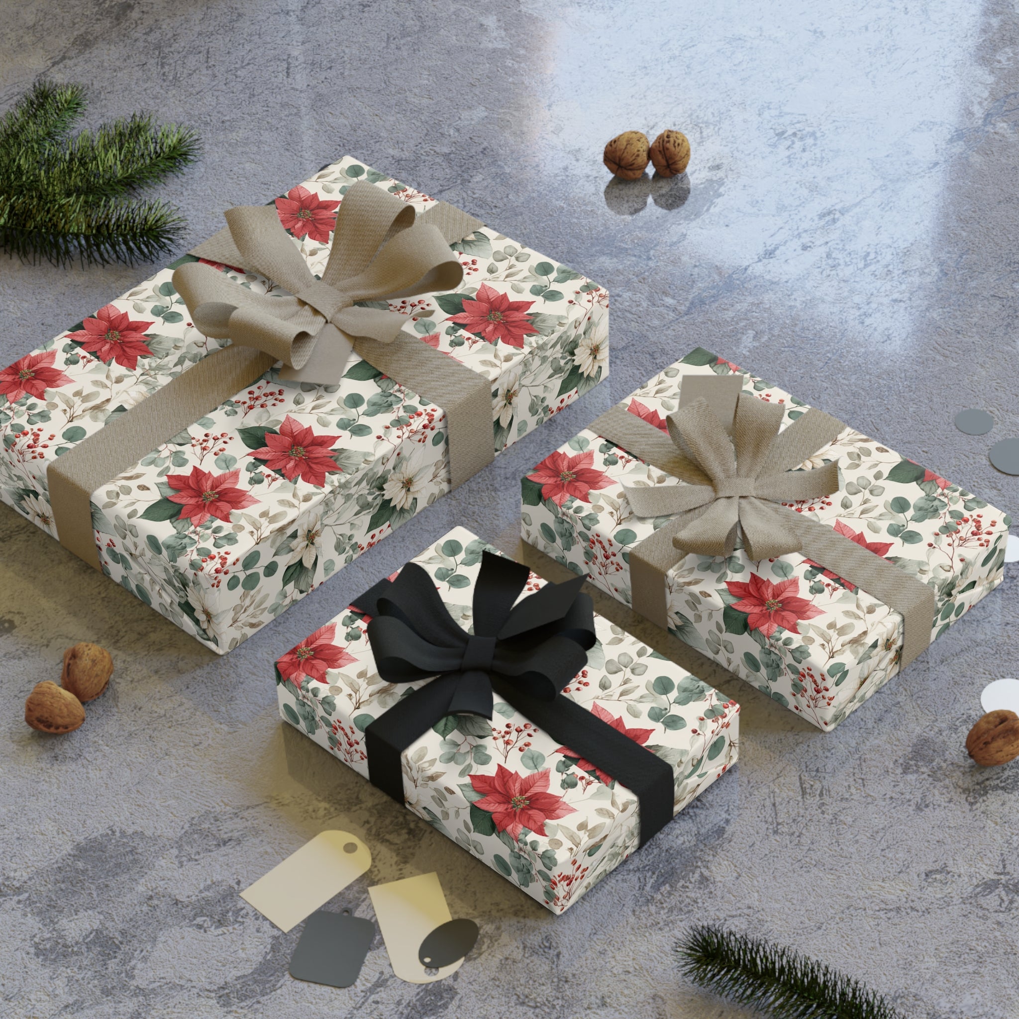 Gift Wrapping Paper Rolls, 1pc