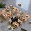 Autumn Woodland Trees Gift Wrap Roll — Rustic Fall Gift Wrapping Paper