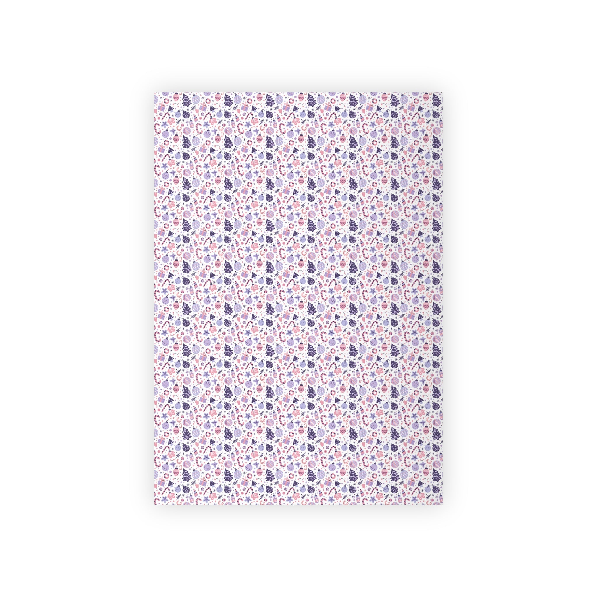 Floral Hearts Gift Wrap Roll — Pink & Lavender Patterned Wrapping Paper