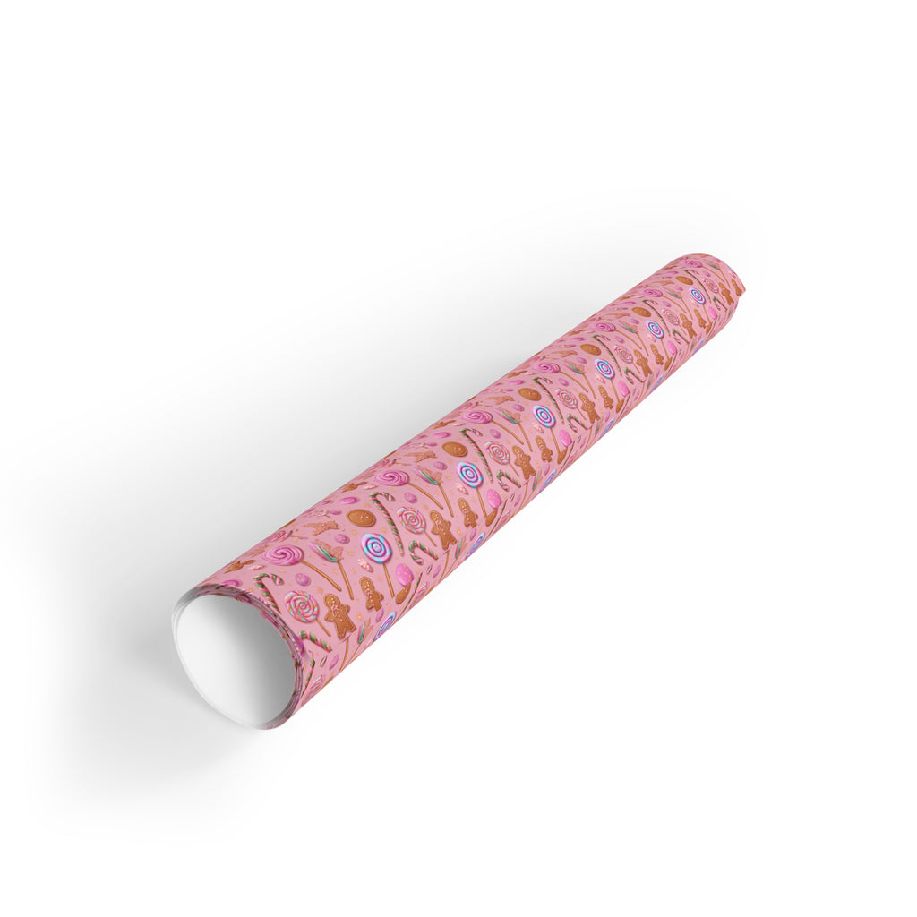 Pink Floral Gift Wrap Roll — Cute Flower Wrapping Paper for Birthdays & Mother’s Day