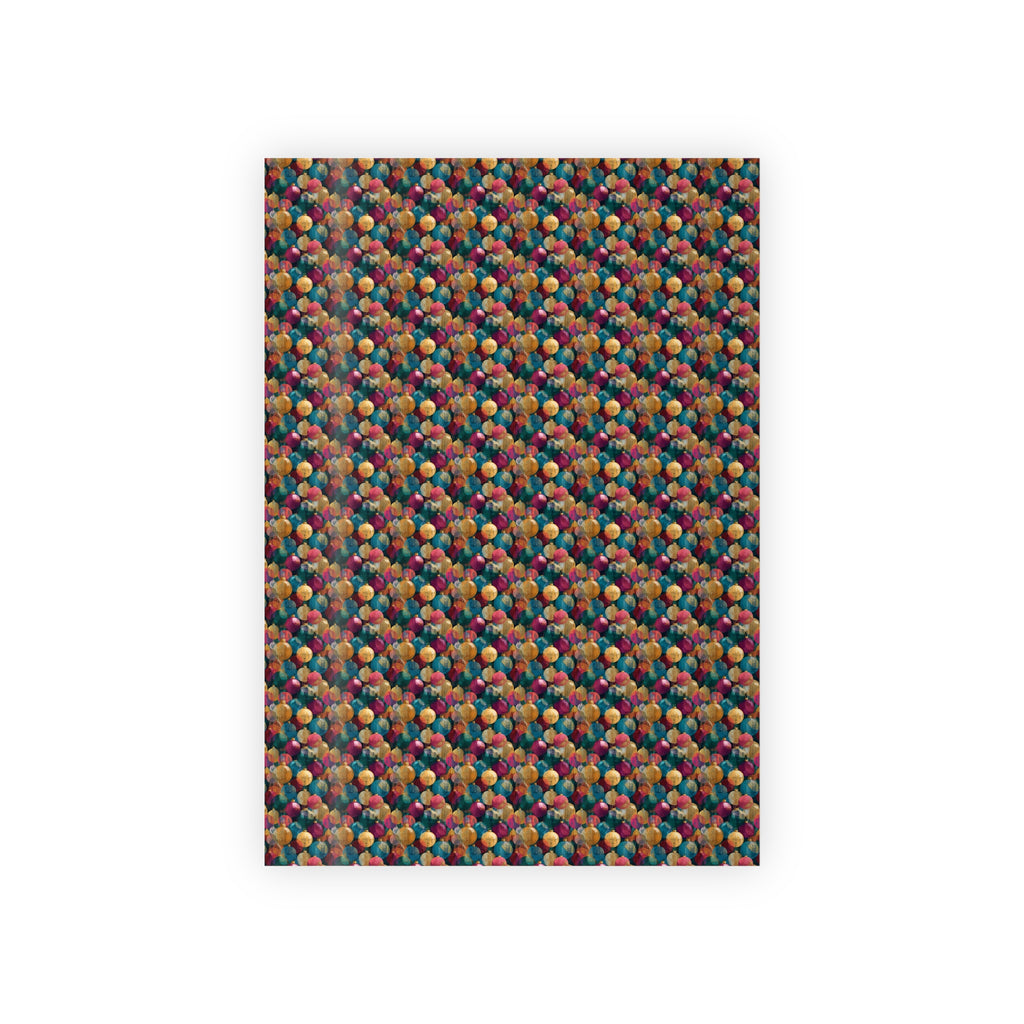 Balloon Pattern Gift Wrap Roll — Colorful Birthday & Party Wrapping Paper
