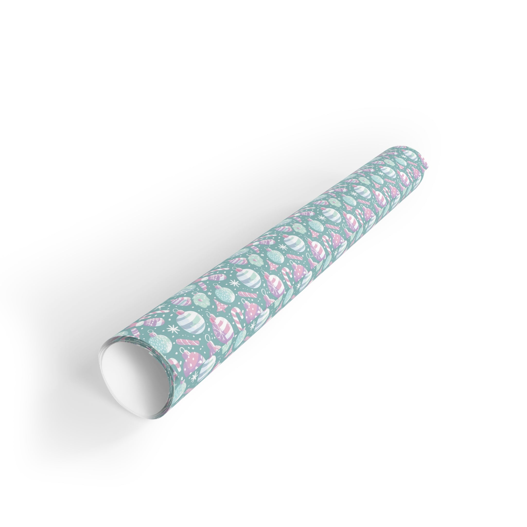 Pastel Seashell Wrapping Paper Roll — Beach-Themed Gift Wrap
