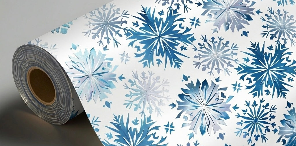 Geometric Snowflake Patterns